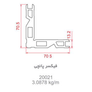 پروفیل فیکسر 20021